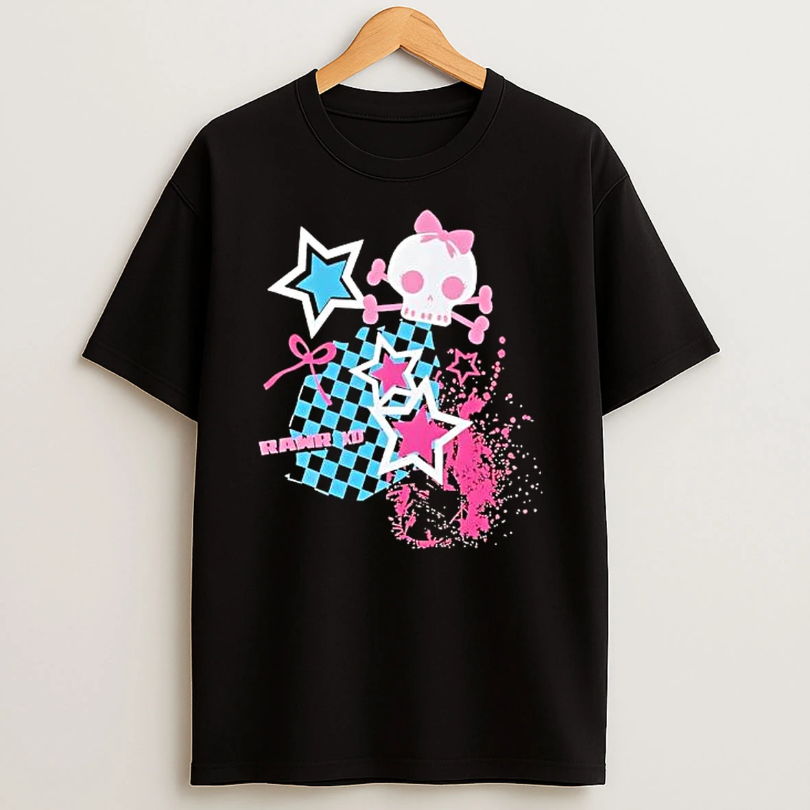 Rawr Skull Star Art Shirts