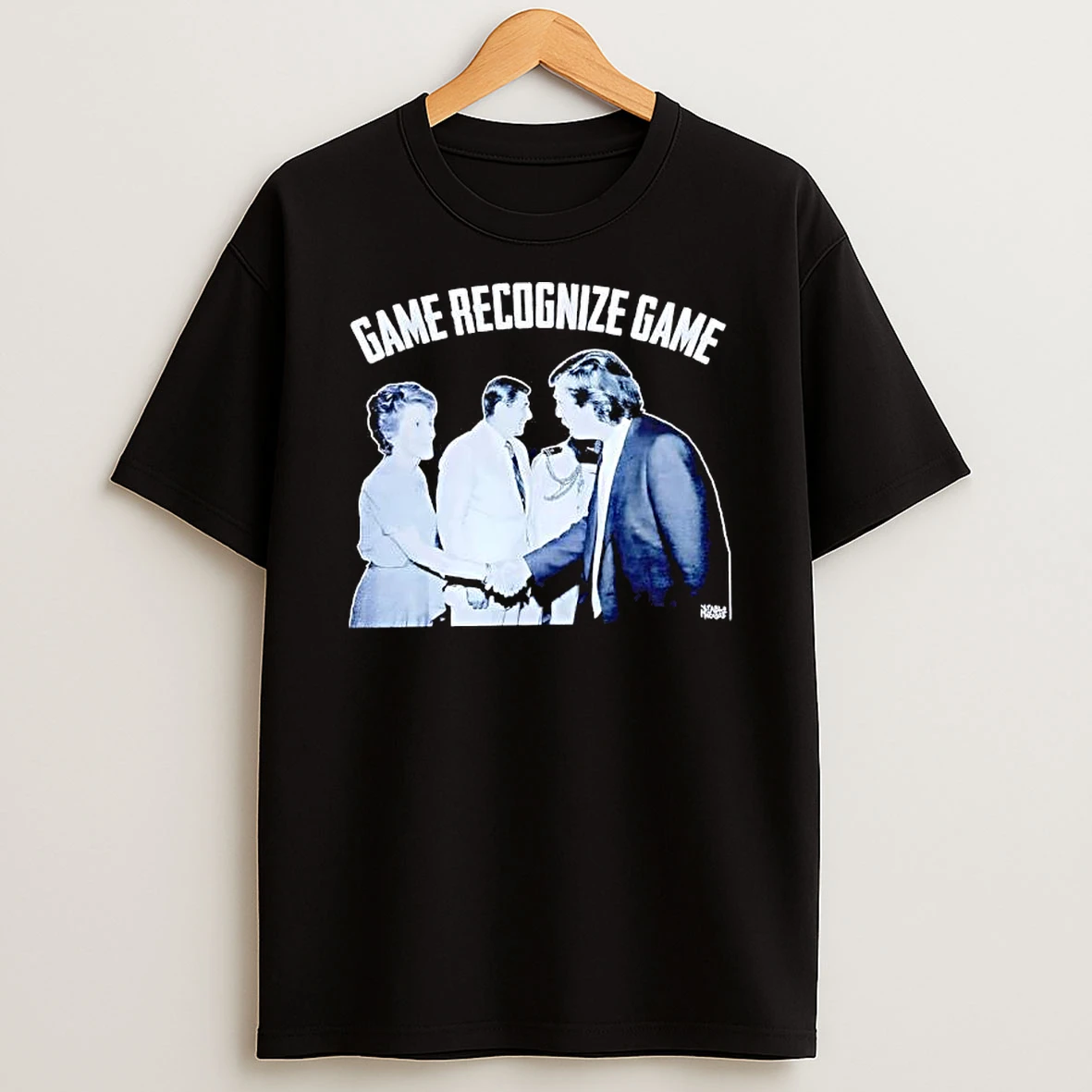 Reagan And Trump 1983 White House Game Recognize Game Shirts