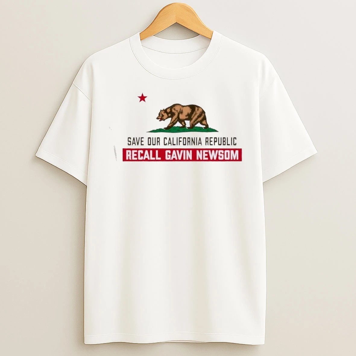 Recall Gavin Newsom Governor Save Our California Republic T Shirts