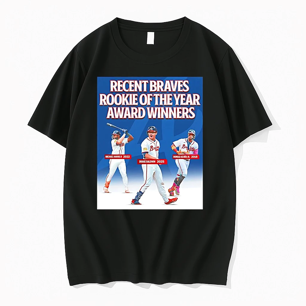 Recent Braves Rookie Of The Year Award Winners Shirts