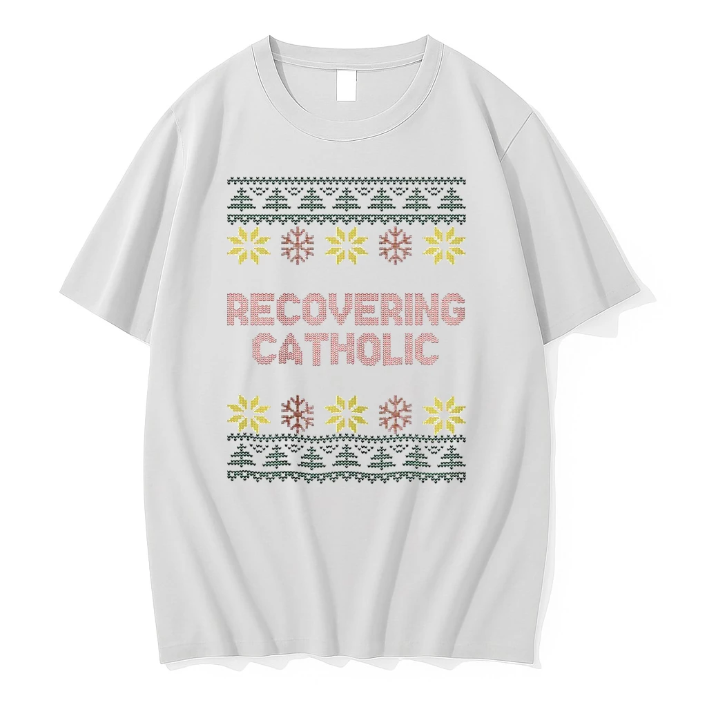 Recovering Catholic Christmas Ugly Shirts