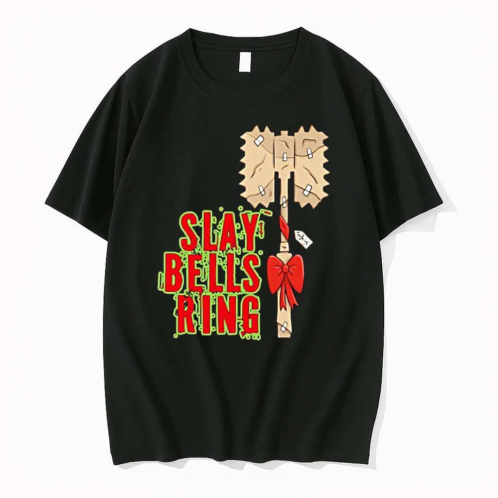 Red Gobbo Slay Bells Ring Christmas Jumper Shirts