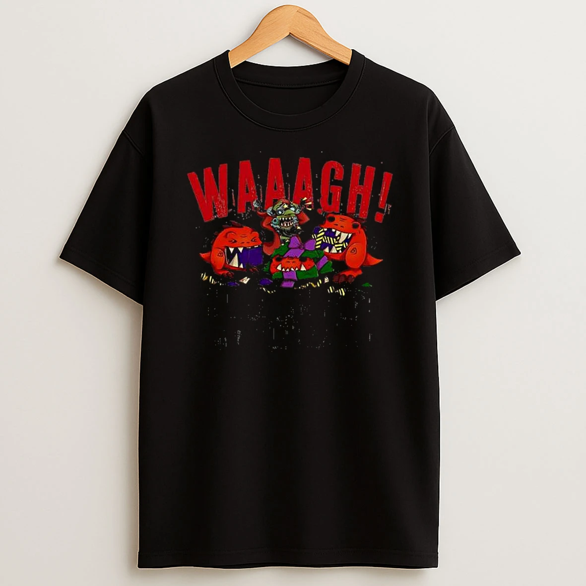 Red Gobbo Winter Wonderland Christmas Jumper Waaagh Shirts