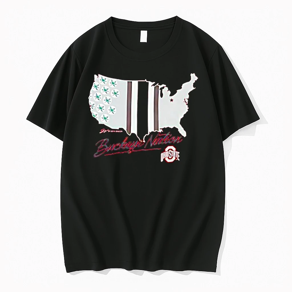 Red Ohio State Buckeye Nation Shirts