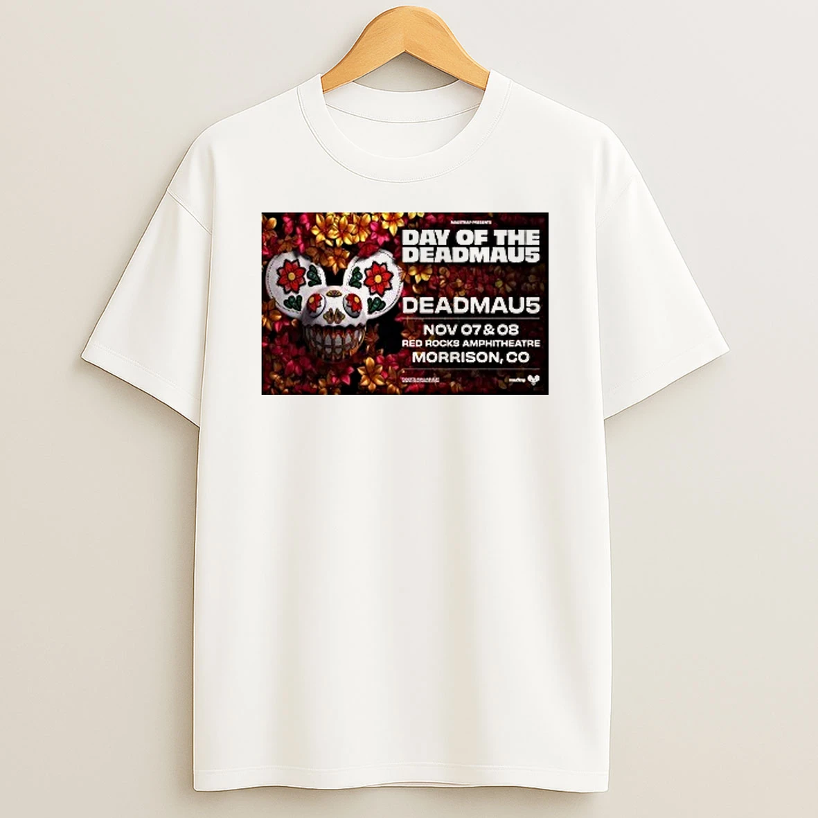 Red Rocks Amphitheatre Day Of The Deadmau5 2025 Shirts