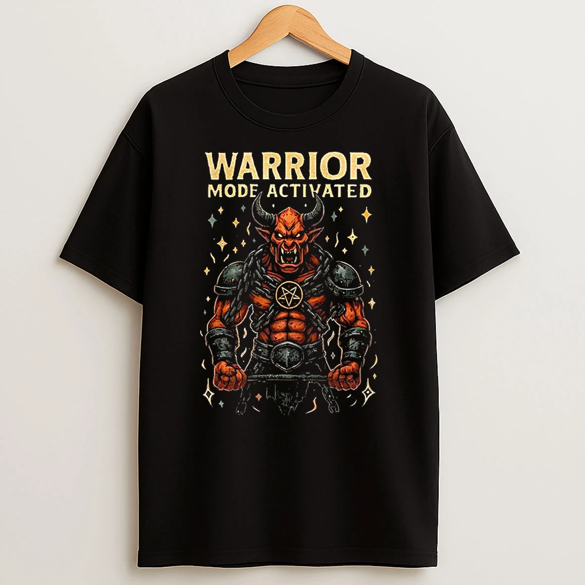 Red Devil Warrior Mode Activated Gym Shirts