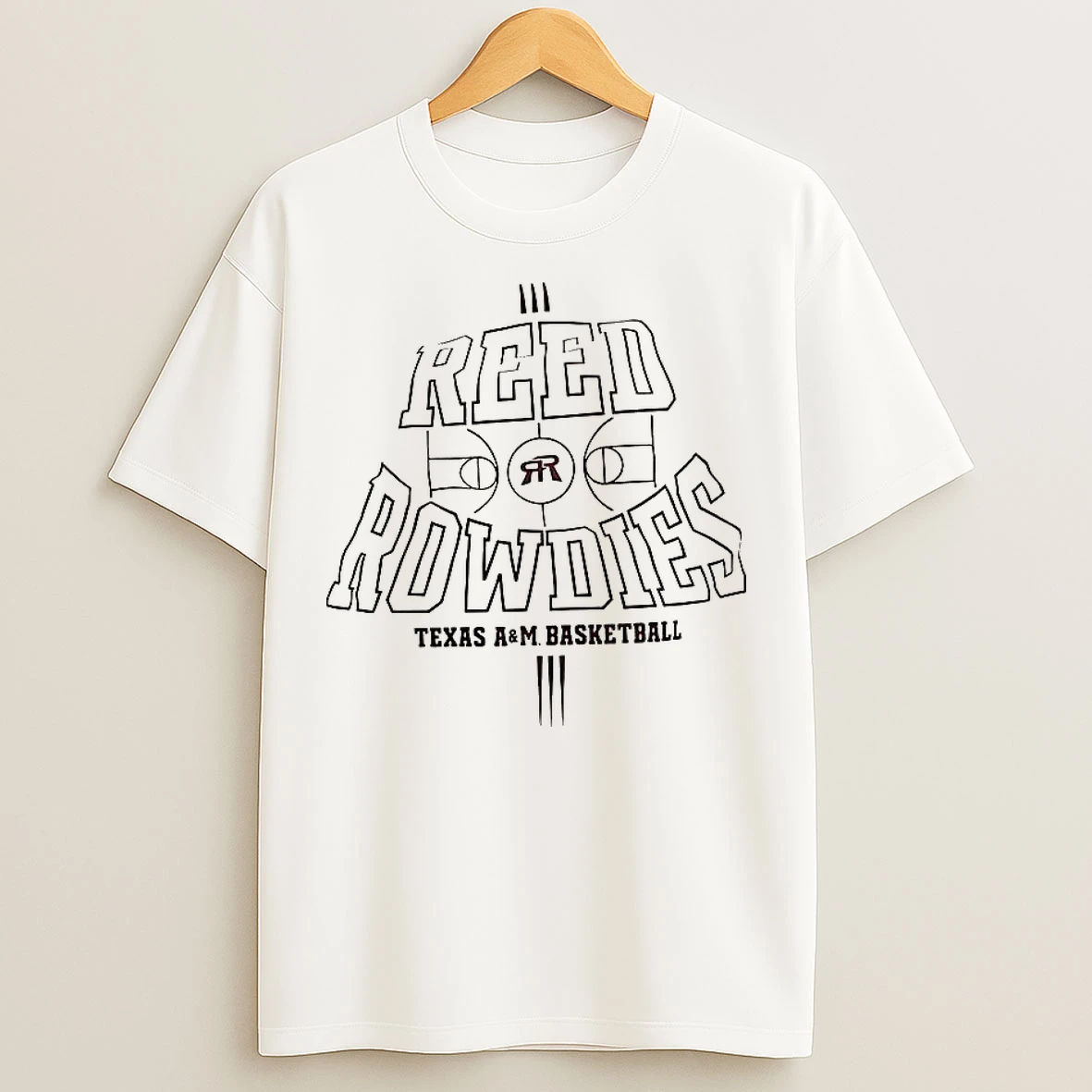 Reed Rowdies Texas Am Basketball T Shirts