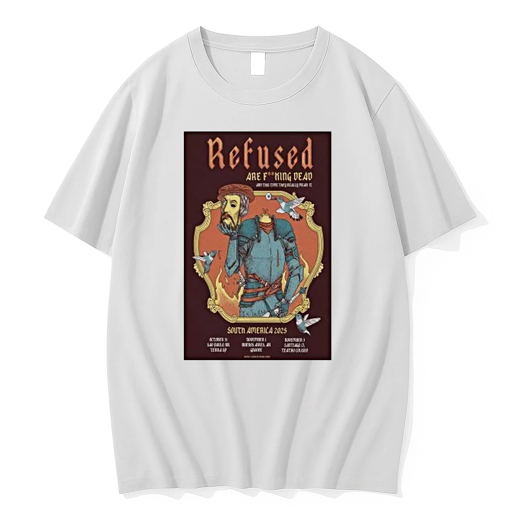 Refused Are Fcking Dead South America 2025 Tour Shirts
