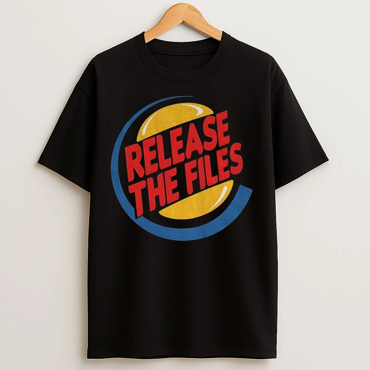 Release The Files Burger King Parody Logo T Shirts