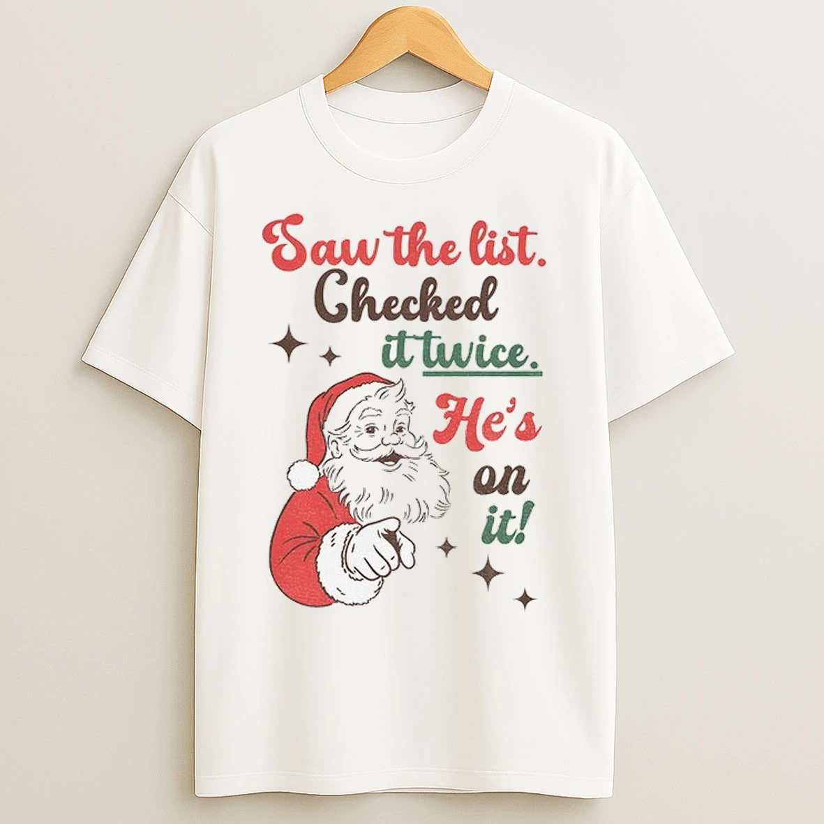Release The Epstein Files Democratic Saw The List Checked It Twice Hes On It T Shirts