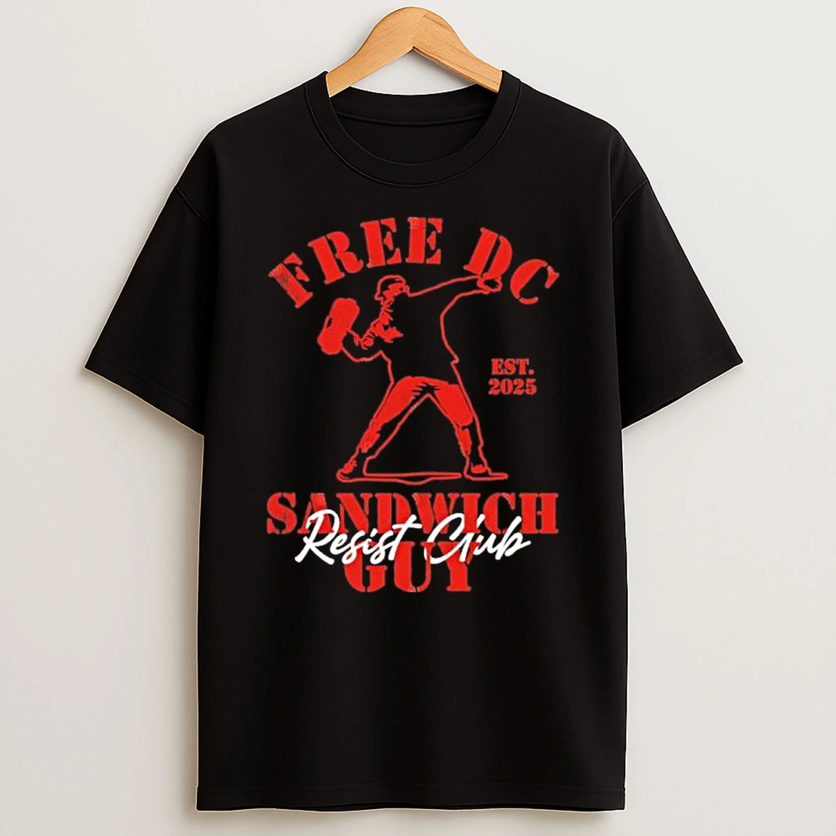 Resist Club Free Dc Sandwich Guy Shirts