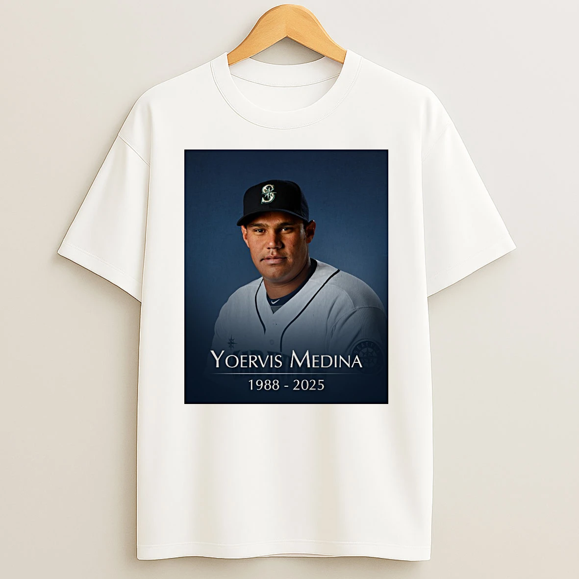 Rest In Peace Former Mariners Pitcher Yoervis Medina 1988 2025 Shirts