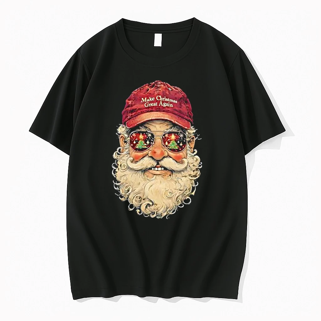 Retro Santa Claus Make Christmas Great Again Shirts