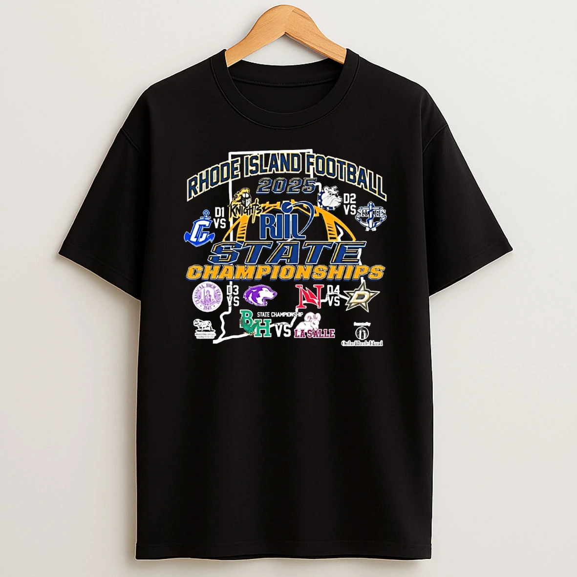 Rhode Island Interscholastic League Riil Football State Championships 2026 Shirts