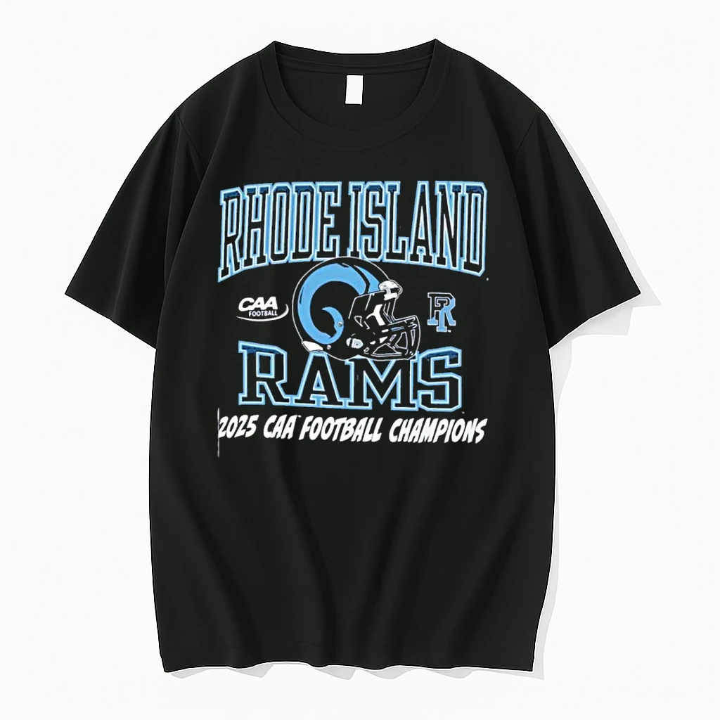 Rhode Island Rams 2025 Coastal Athletic Football Champions Shirts