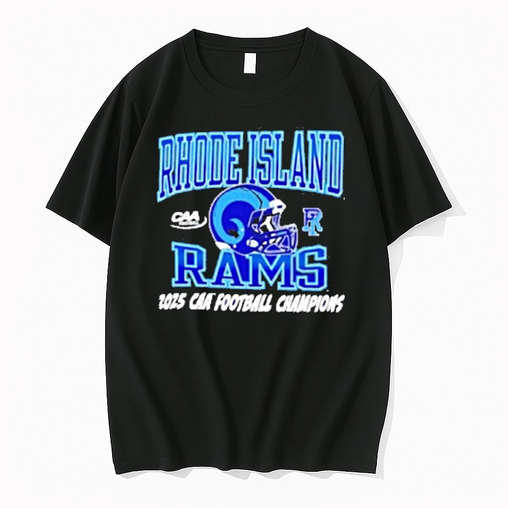 Rhode Island Rams Caa Football Chsmpions 2025 Shirts