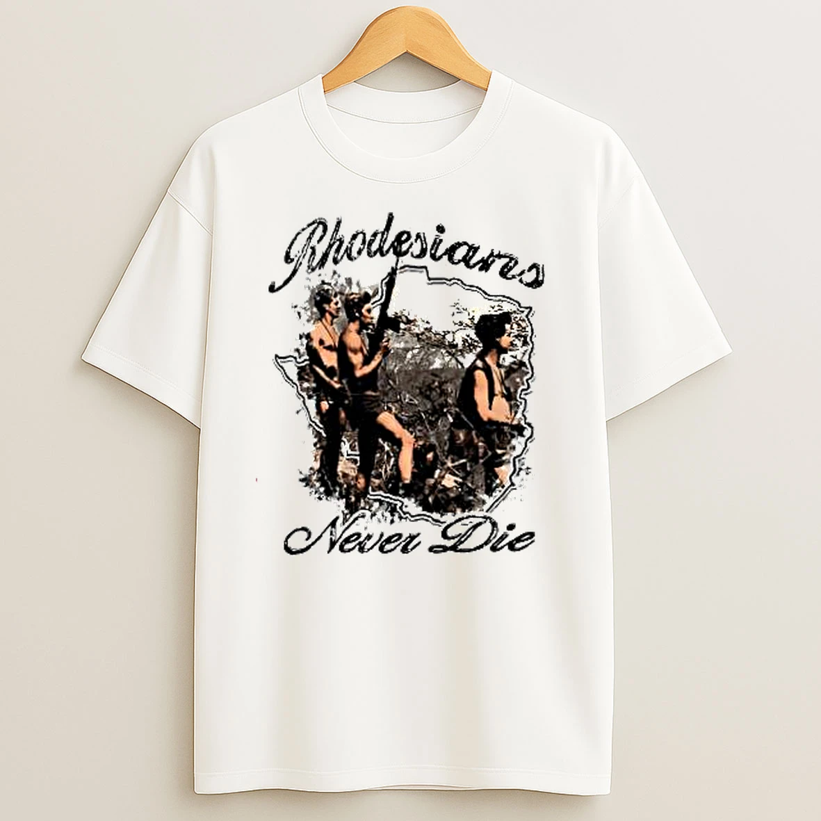 Rhodesians Never Die Vintage T Shirts