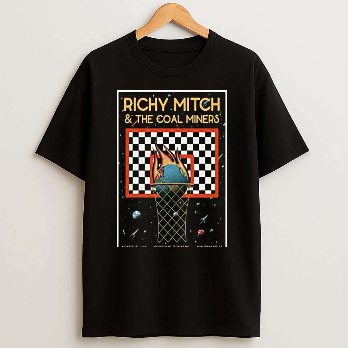 Richy Mitch And The Coal Miners 11 16 2025 Seattle Wa Shirts