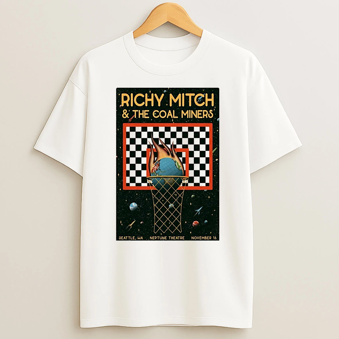Richy Mitch And The Coal Miners Neptune Theatre In Seattle Wa November 16 2025 Shirts