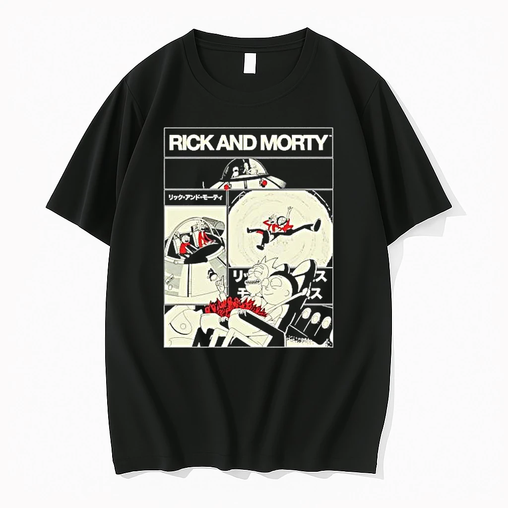 Rick And Morty Comic Strip Vintage Shirts
