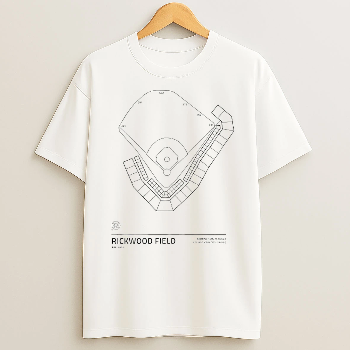 Rickwood Field Stadium 1910 Birmingham Alabama Shirts