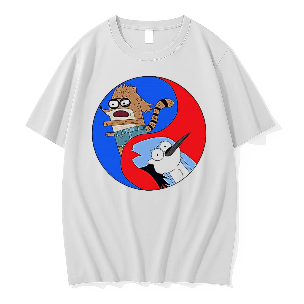 Rigby And Mordecai Taekwondo Logo Shirts