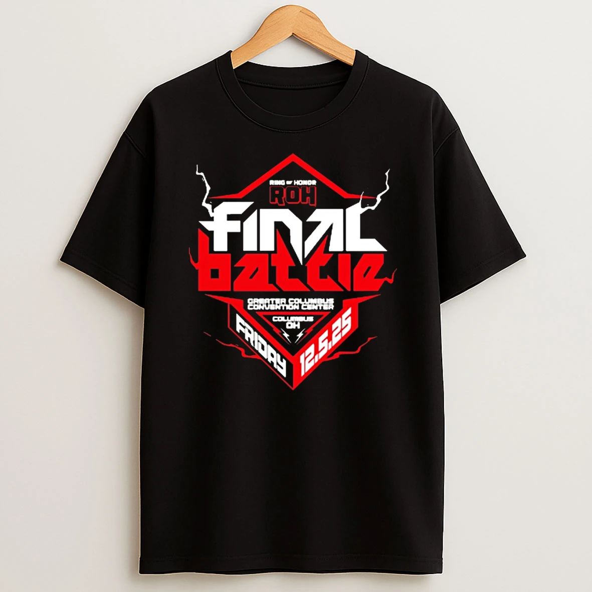 Ring Of Honor Roh Final Battle 12 5 2025 Event Greater Columbus Convention Center Shirts