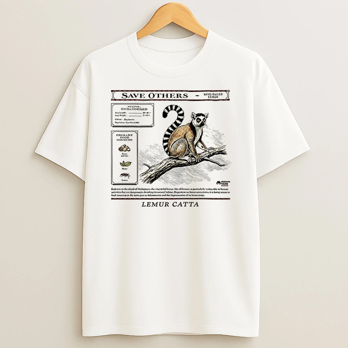Ring Tailed Lemur Save Others Lemur Catta Shirts