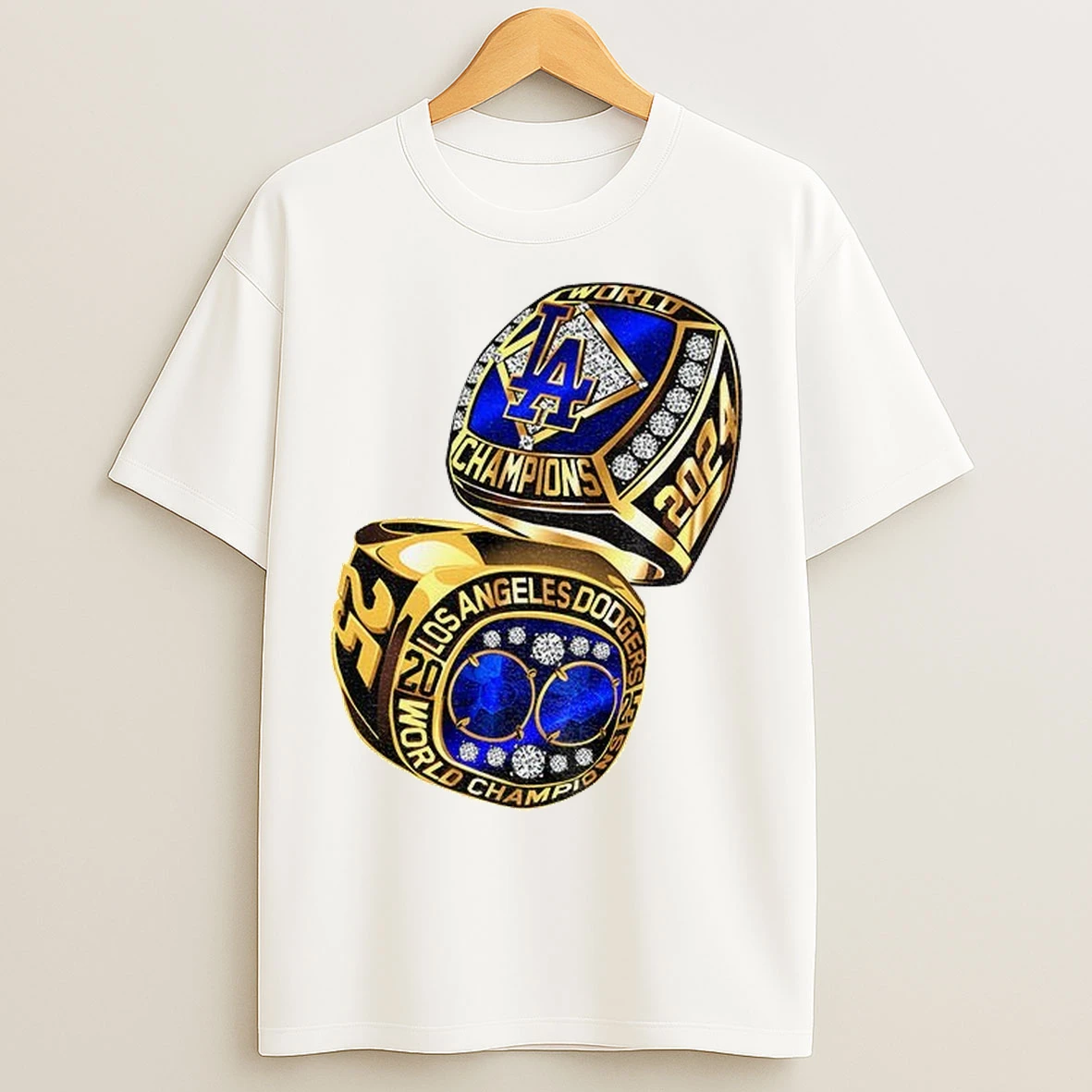 Rings Los Angeles Dodgers World Series Champions Back To Back 2024 2025 T Shirts