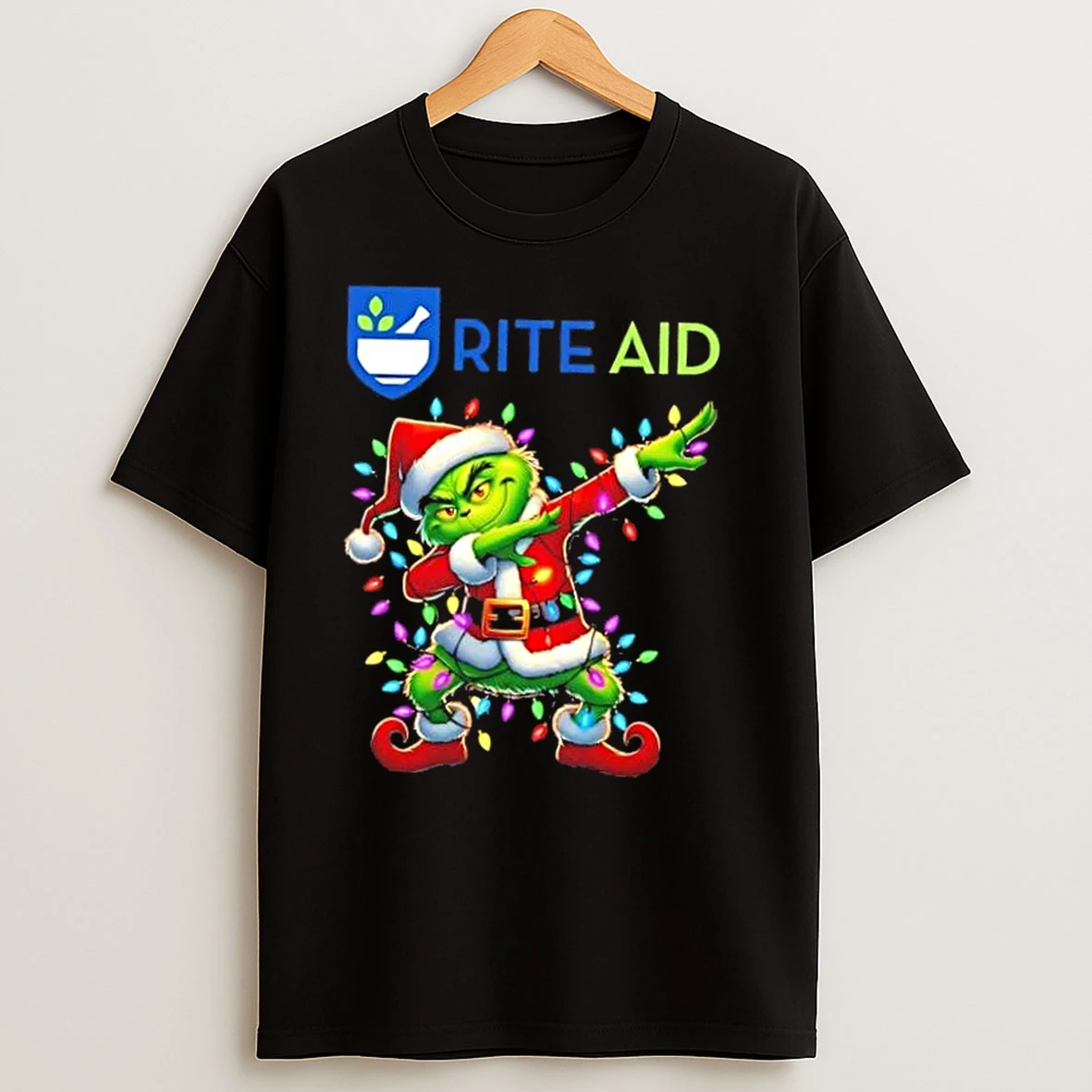 Rite Aid Grinch Dabbing Merry Christmas T Shirts