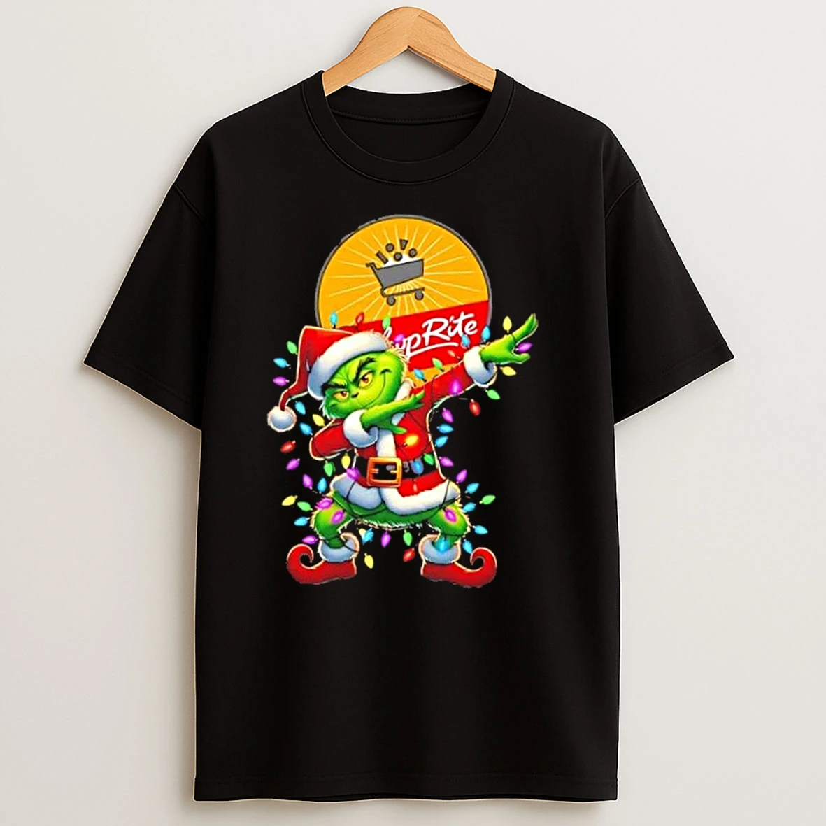 Rite Grinch Dabbing Merry Christmas T Shirts
