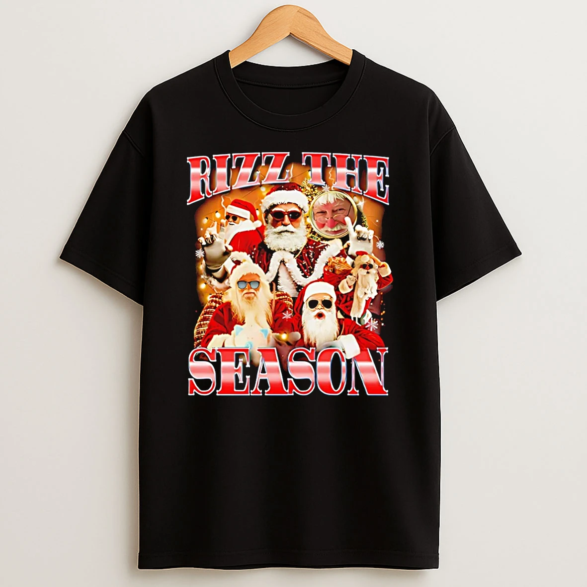 Rizz The Season Santa Christmas 2025 Shirts