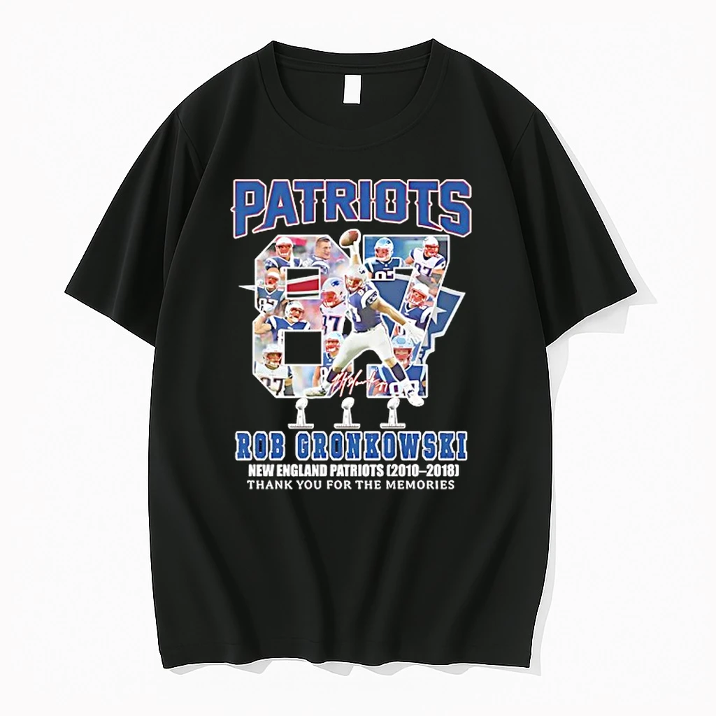 Rob Gronkowski New England Patriots Thank You For The Memories Shirts