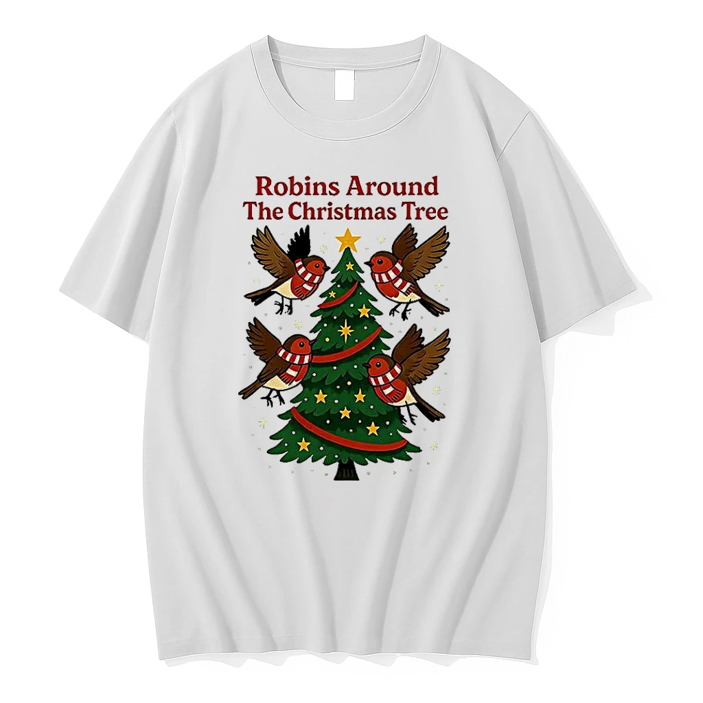 Robins Around The Christmas Tree Cheltenham Town Shirts
