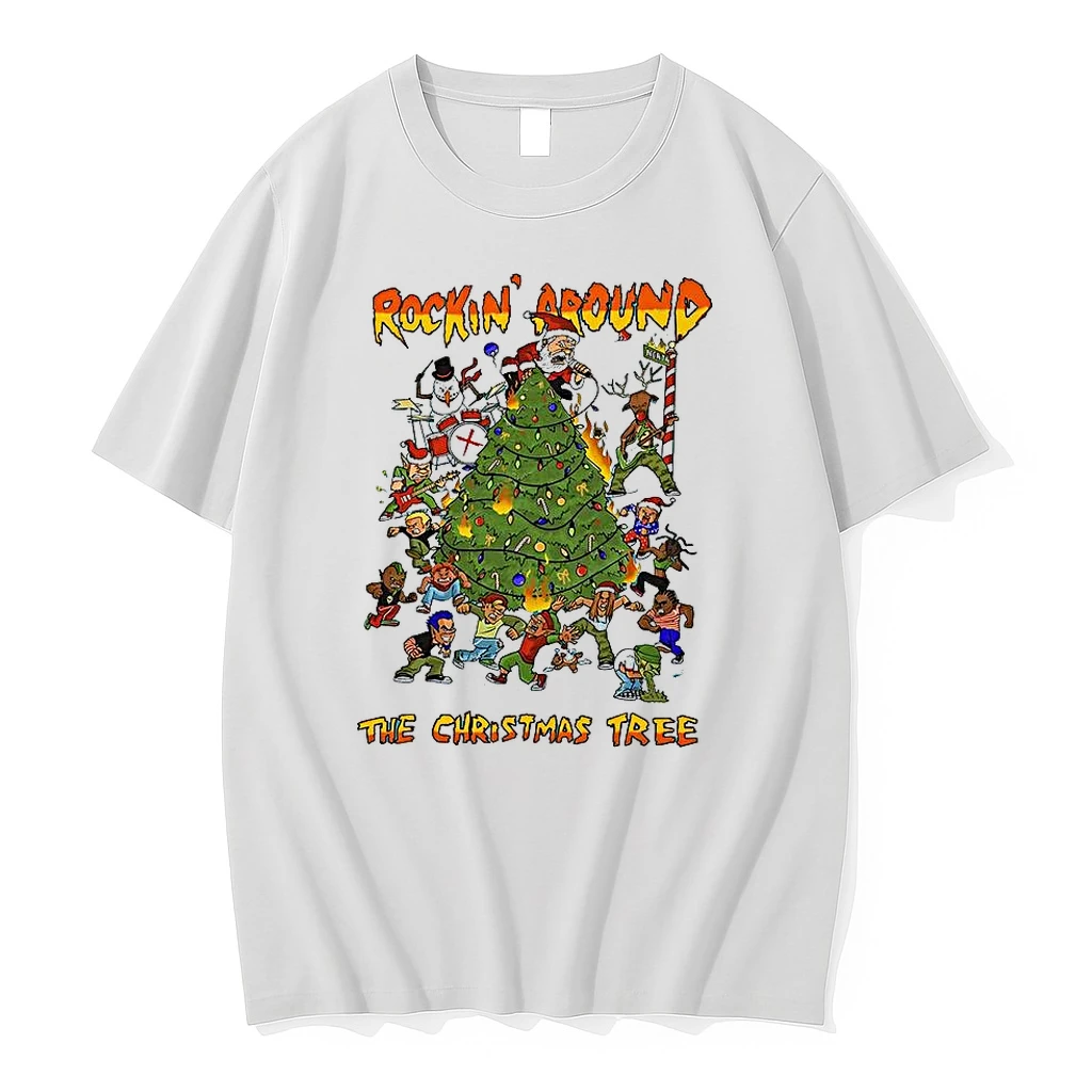 Rockin Around The Christmas Tree Rebellious Rock N Roll Shirts