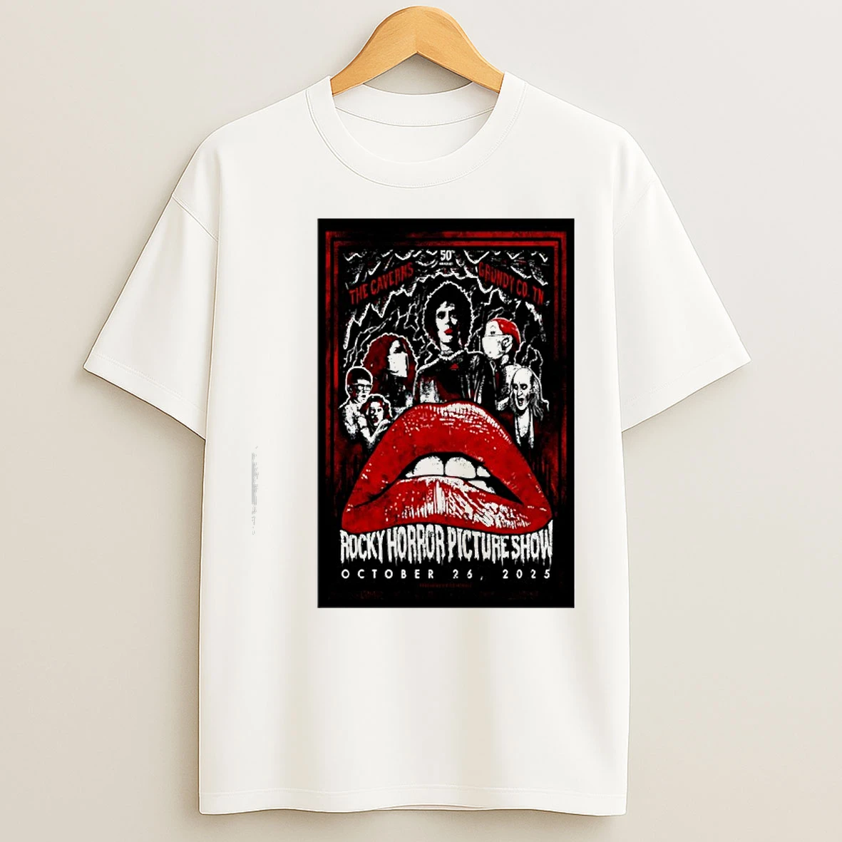 Rocky Horror Picture Show Halloween 2025 Grundy Co Tn T Shirts
