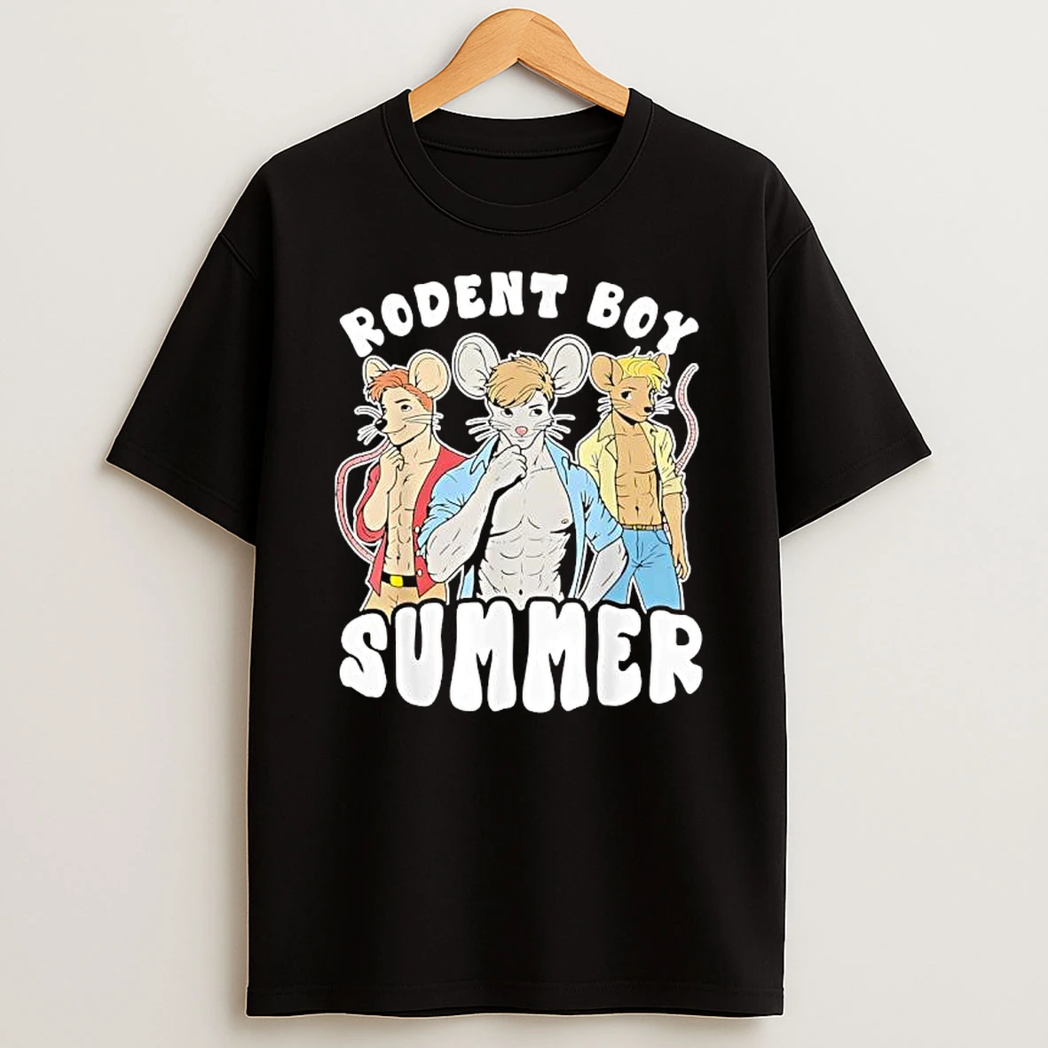 Rodent Boy Summer Mouse Men Shirts
