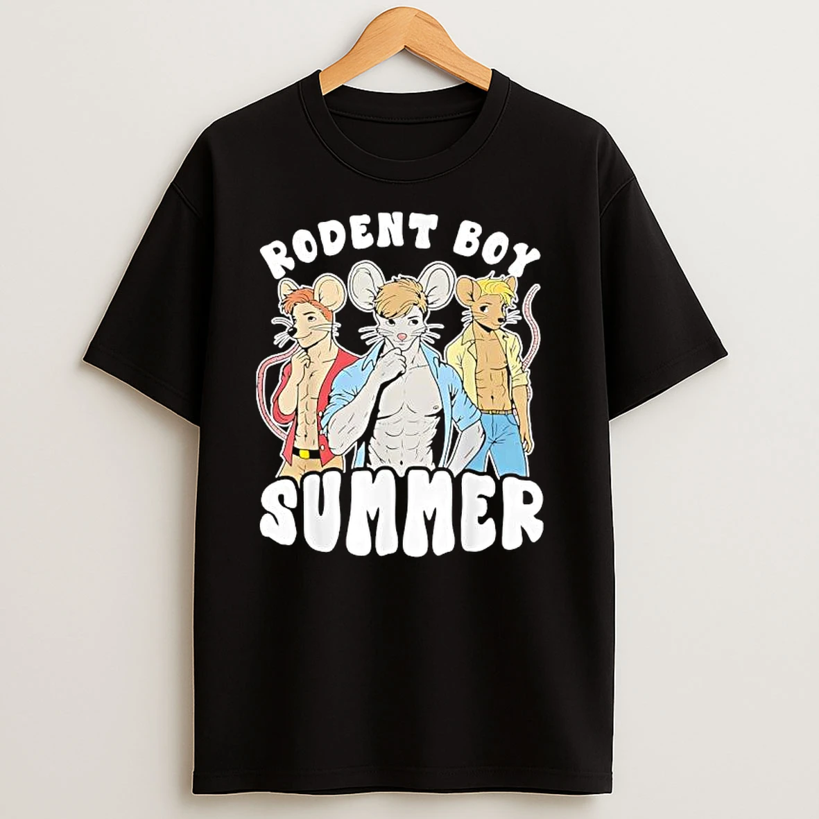 Rodent Boy Summer Mouse Men T Shirts