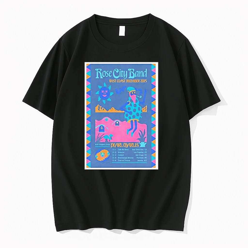 Rose City Band Tour West Coast Dec 2025 Shirts