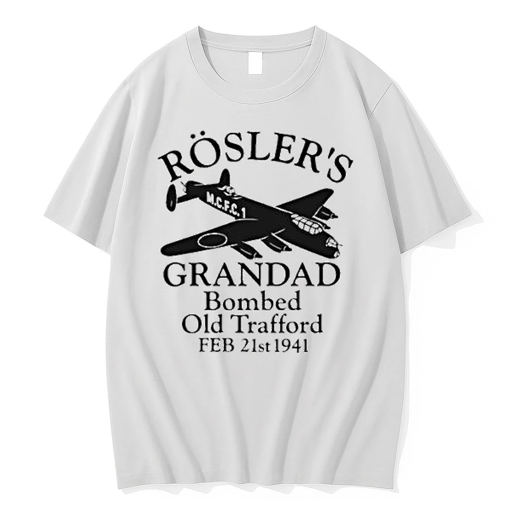 Roslers Grandad Bombed Old Trafford 1941 Manchester Football Shirts