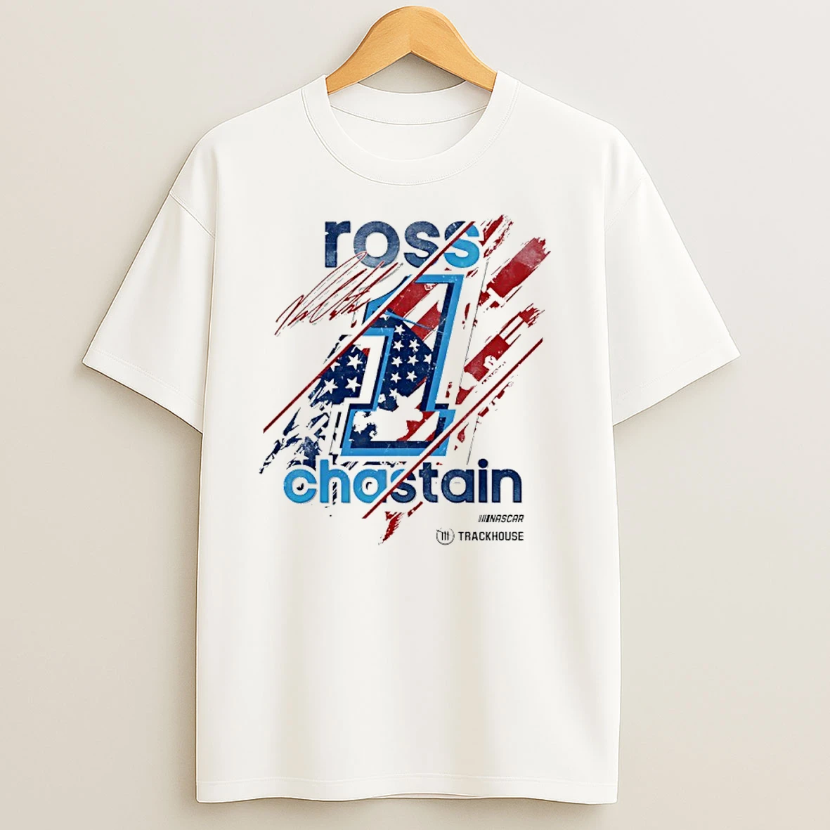 Ross Chastain Trackhouse Racing Team 2026 Driver Flag Signature T Shirts