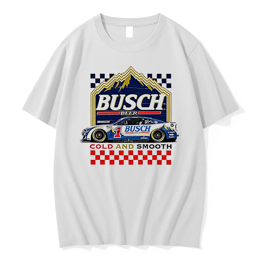 Ross Chastain Trackhouse Racing Number 1 Busch Beer Cold And Smooth Nascar Shirts