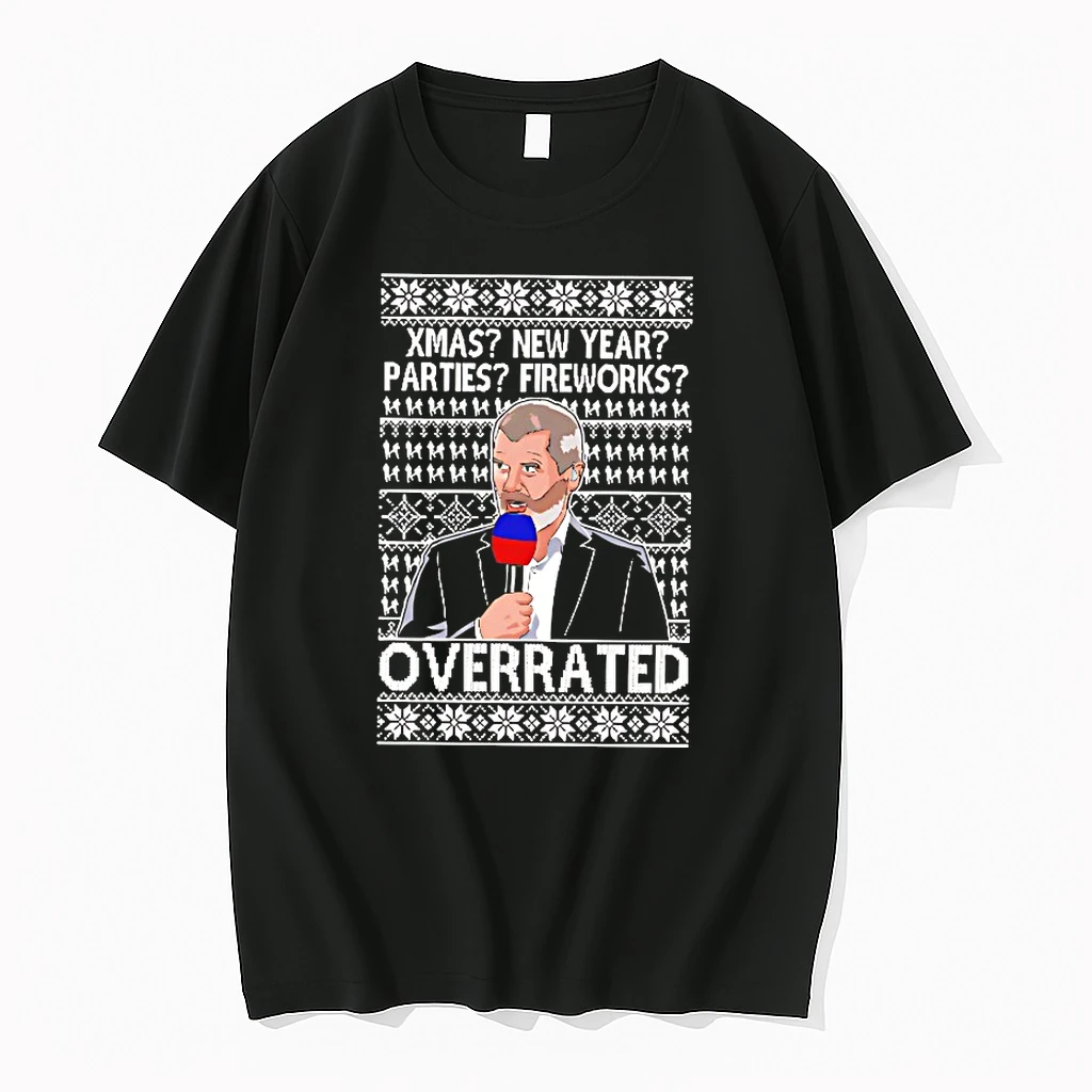 Roy Keane Xmas New Year Parties Fireworks Overrated Christmas Shirts