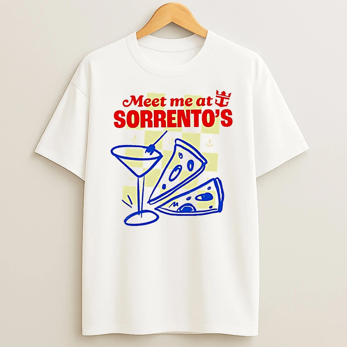 Royal Caribbean Meet Me At Sorrentos Pizza Shirts