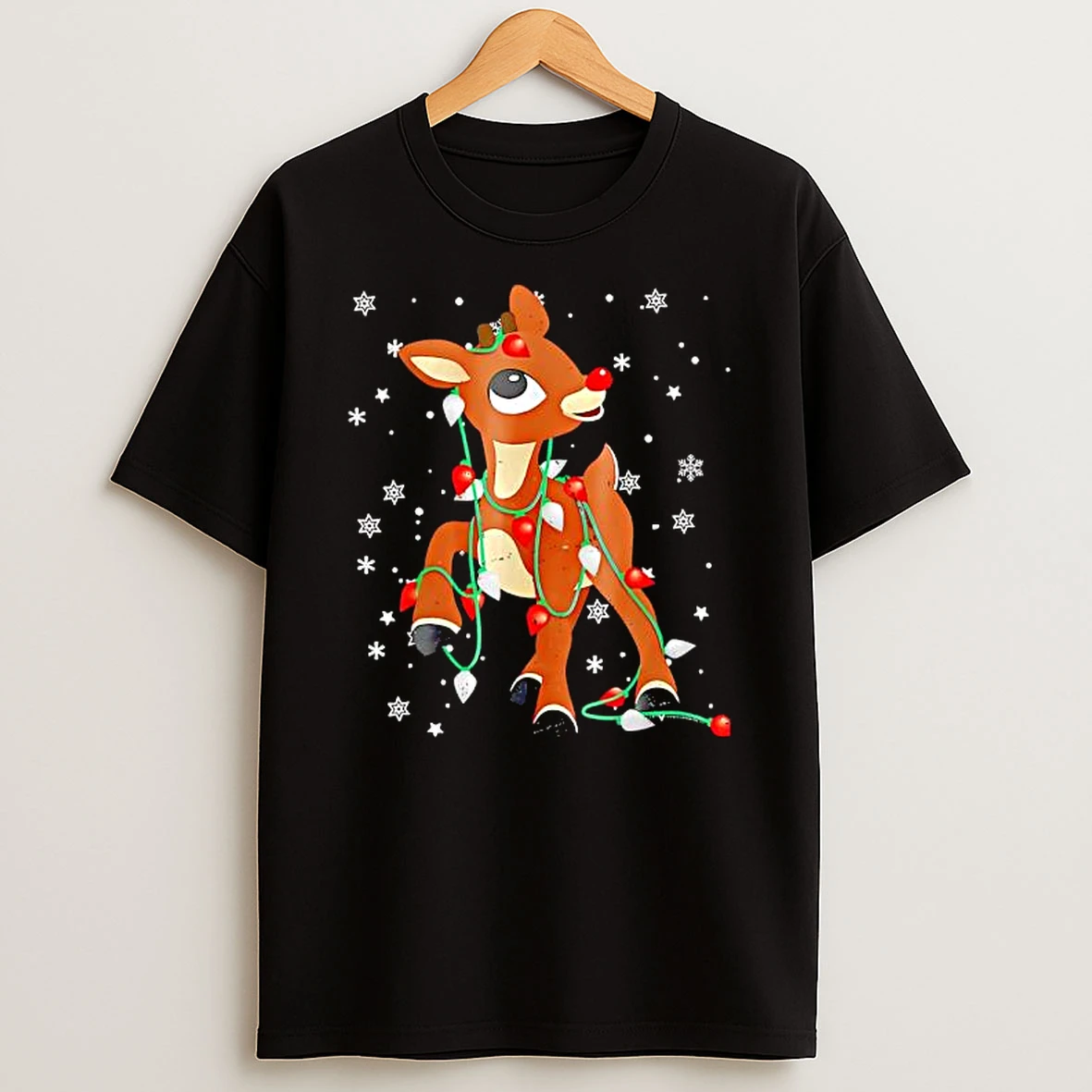 Rudolph Reindeer Lights Trends Stylish Shirts