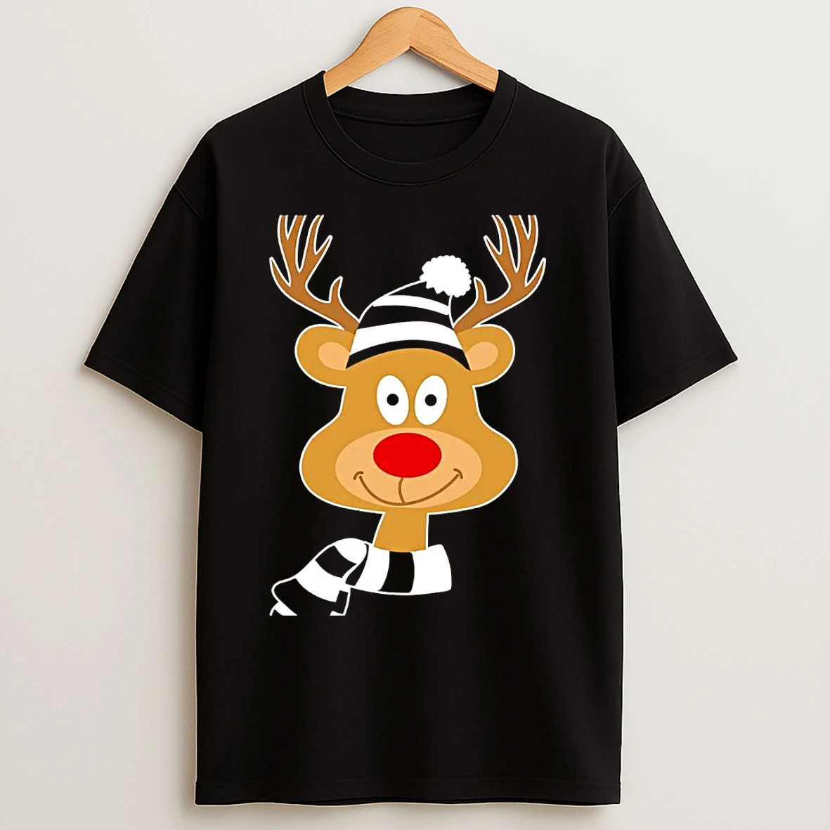 Rudolph The Red Nose Newcastle Fan Christmas T Shirts