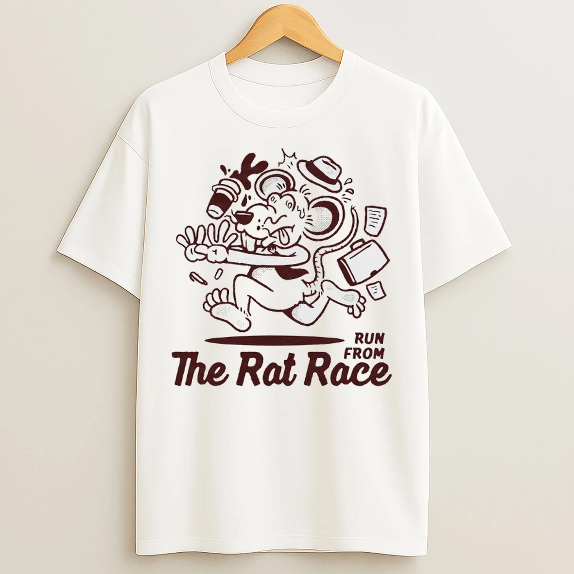 Run From The Rat Race T Shirts