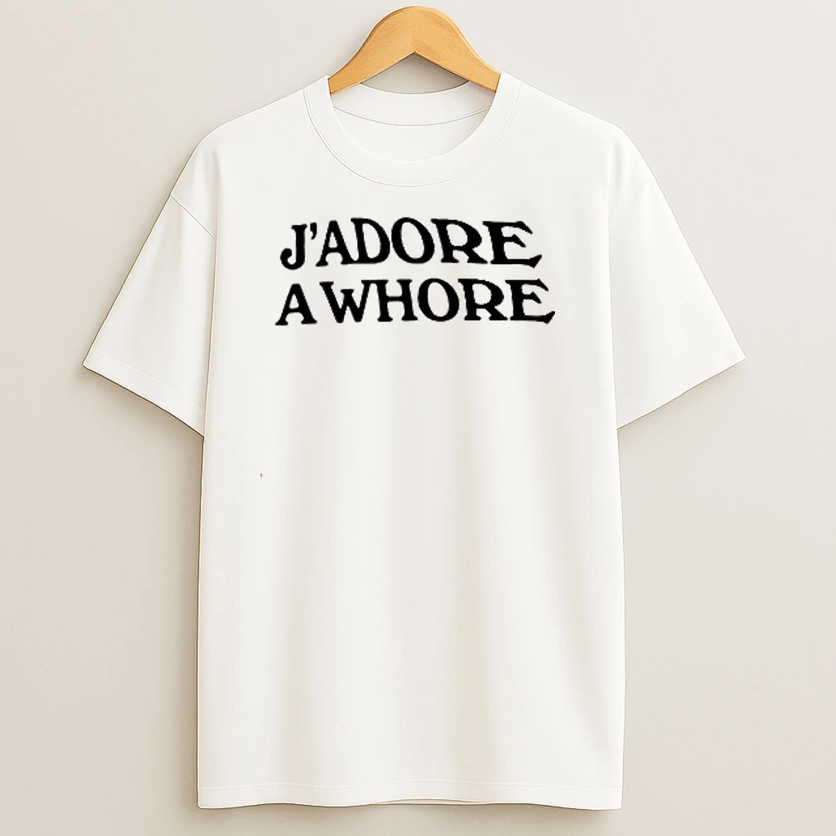 Russell Tovey Wearing Jadore A Whore Style T Shirts