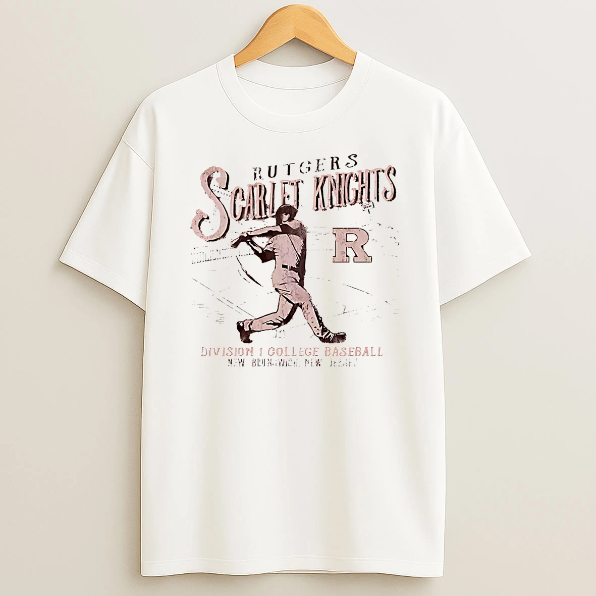 Rutgers Scarlet Knights Big Ten Division I Baseball Shirts
