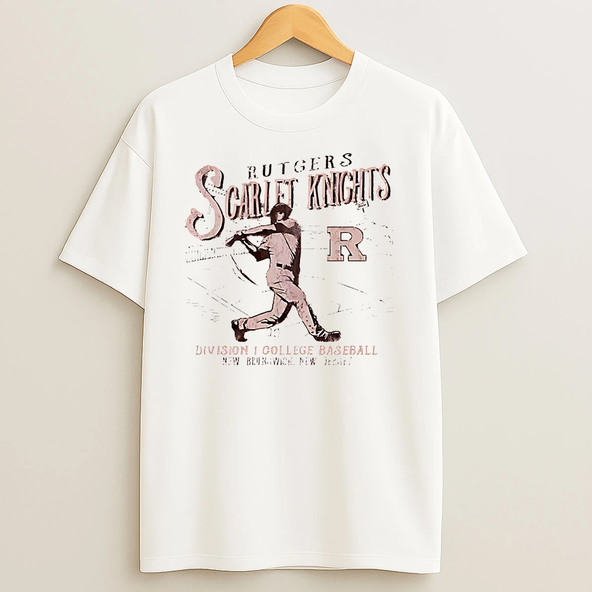 Rutgers Scarlet Knights Big Ten Division I Baseball T Shirts
